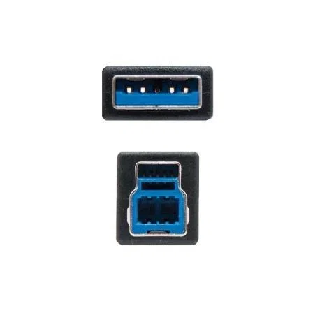 Nanocable Cable USB 3.2 Gen 1 de 2m, USB A a USB B, Negro Nanocable Cable USB 3.2 Gen 1 de 2m, USB A a USB B, Negro